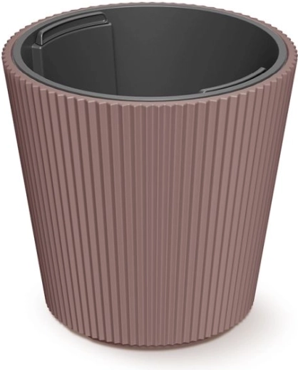 Urtepotte med indsats Milly 23,8 cm marsala