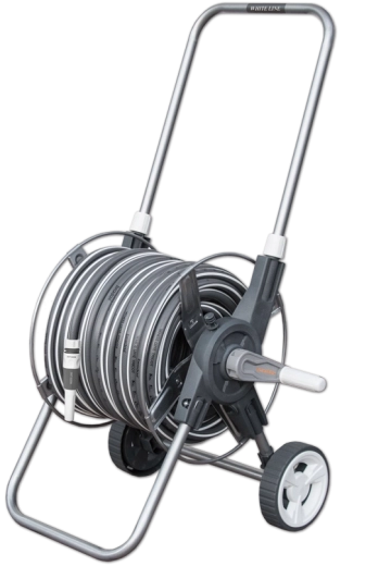 Sæt med slangevogn WHITE SILVER PLUS med 20 m slange WHITE LINE
