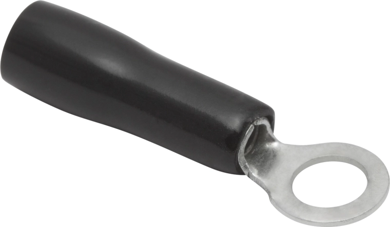 Isoleret kabelsko 4/2 mm, sort