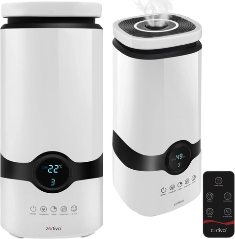 Zortiva ultralydsluftfugter med aromaterapi og ionisator