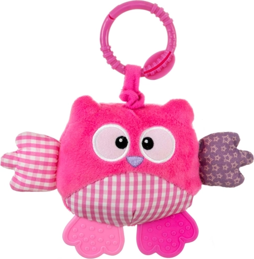 Blød hængende ugle Cutie Owl, lyserød