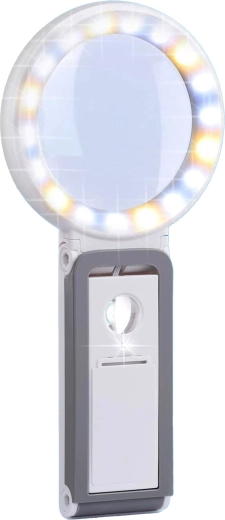 LED-lupelampe med stativ 10×/30×