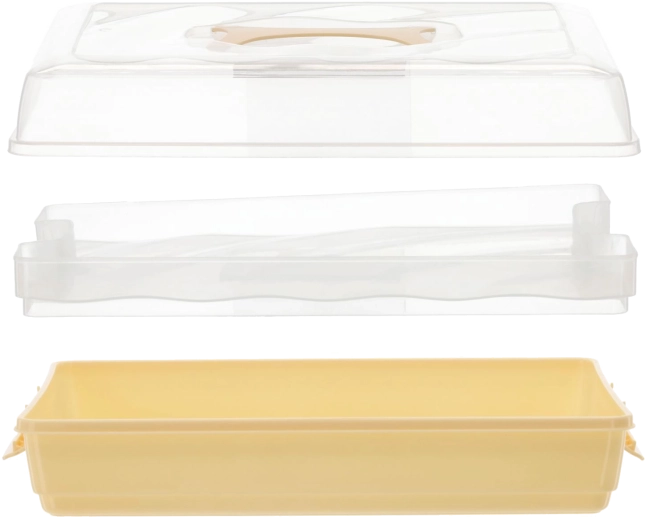 Kagebeholder Karpatka med bakke og håndtag 44 × 30 × 13 cm