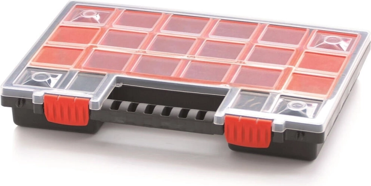 Organizer NORP 14" med 22 rum, 344 × 249 × 50 mm