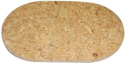 Ovale dækkeservietter af kork 36 × 25 cm, sæt med 4 stk.