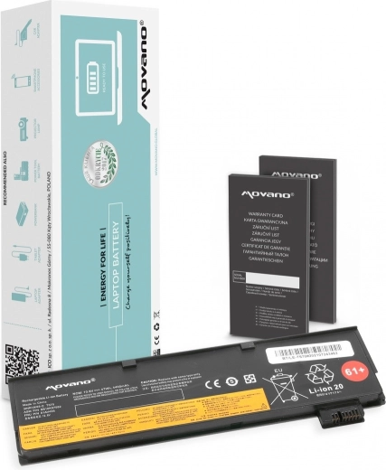 Movano-batteri til Lenovo ThinkPad T470 og T570 4400 mAh (47 Wh)