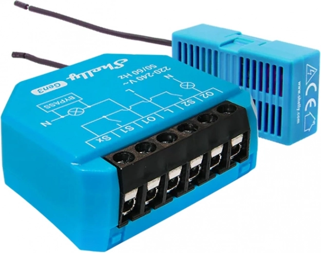 Shelly 2L Gen3 WiFi to-kanals lysstyring