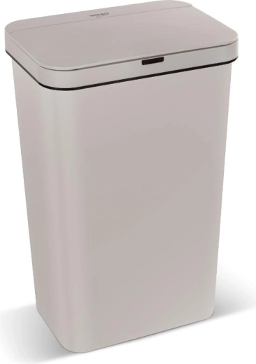 Lamart berøringsfri affaldsspand med sensor, 50 l, cremefarvet