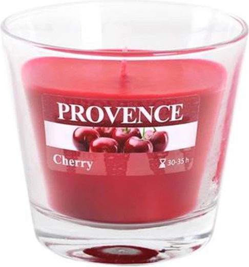 Duftlys i glas Provence kirsebær 35 timer