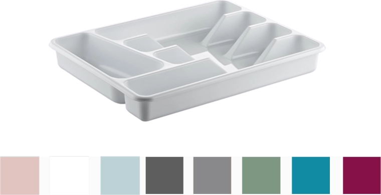 Plastbestikbakke HOBBY LIFE med 5 rum