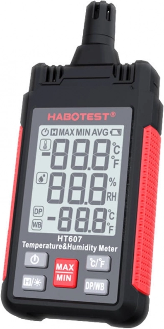 Habotest temperatur- og fugtmåler