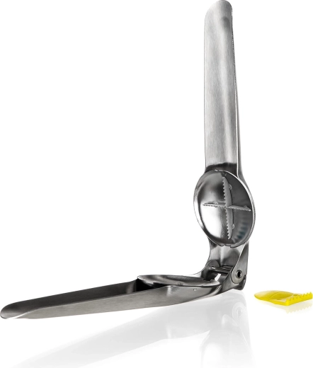 Nedfældet nøddeknækker i rustfrit stål til nødder og spiselige kastanjer 18 cm CULINARIA