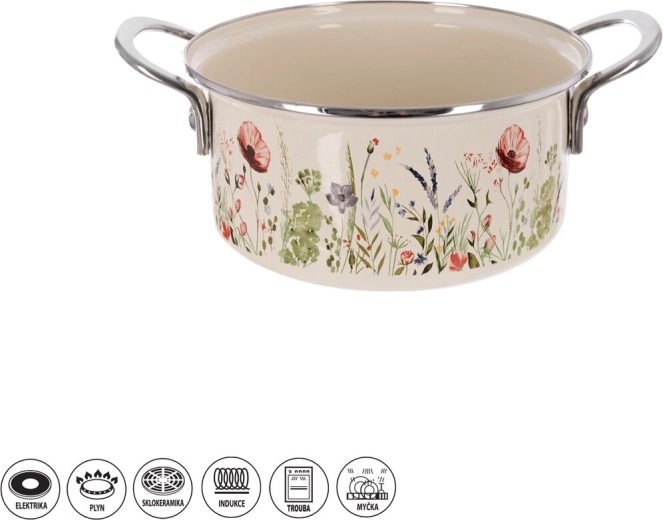 Emaljeret gryde Orion Maki 20 cm, 2,2 l
