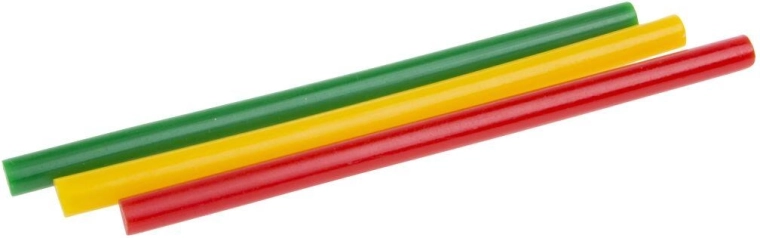 Farvede smeltelimstifter 7,2 × 100 mm, sæt 12 stk.