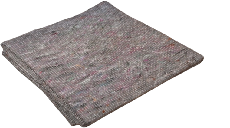 Grå gulvklud 60 × 50 cm i bomuld