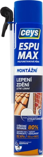 Monterings- og limende PU-skum 750 ml CEYS