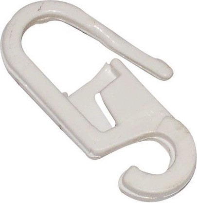 Plastgardin­krog, hvid (100 stk.)