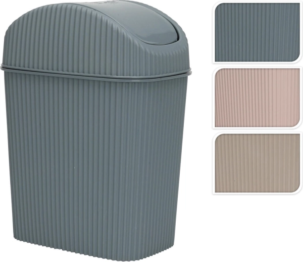 Plastisk vippeaffaldsspand 2,5 l, rektangulær