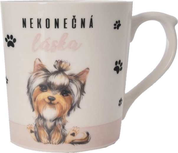 Keramikkrus Uendelig kærlighed – hund 550 ml