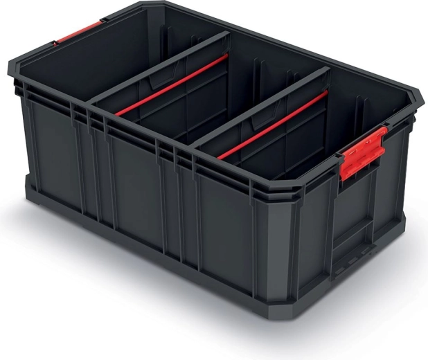Modulær transportkasse med skillevægge 520 × 329 × 210 mm