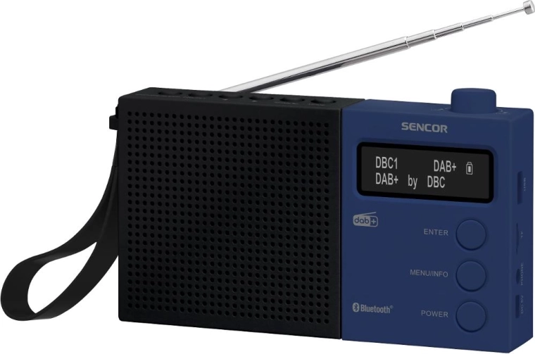 Digitalradio Sencor SRD 7760BB med DAB+, Bluetooth og USB