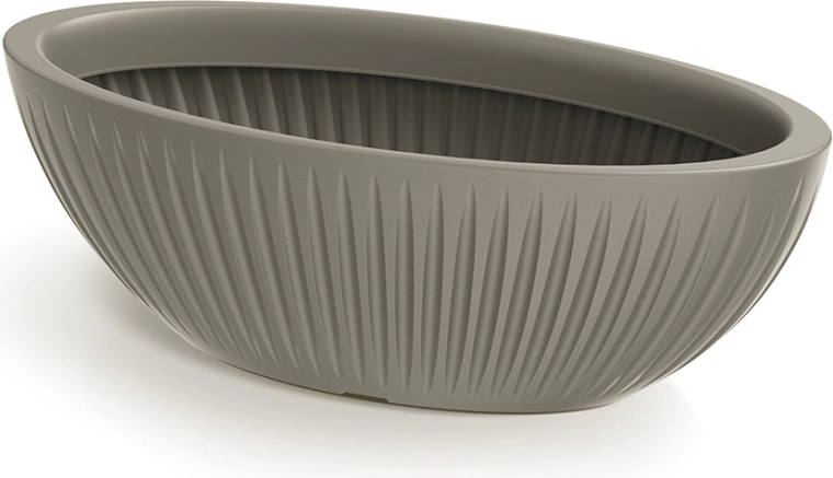 Blomsterkrukke Latia Oval 58 cm mokka