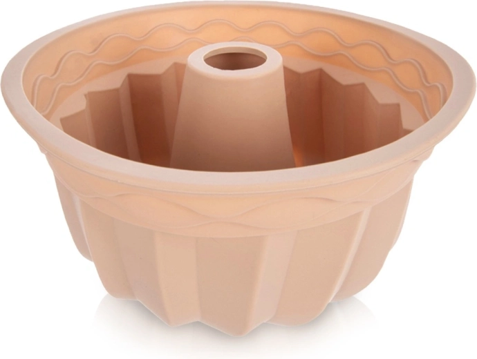 Silikoneform til bundt-kage med skorsten, beige 23,5 cm