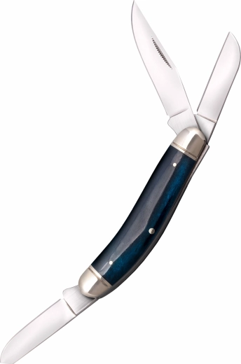 Cold Steel gentleman's stockman blue foldekniv med 3 klinger