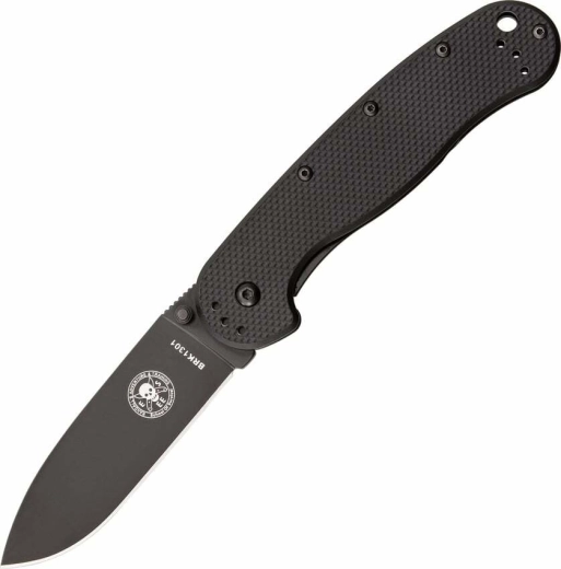 ESEE Avispa Black foldekniv 8,9 cm, helt sort, FRN
