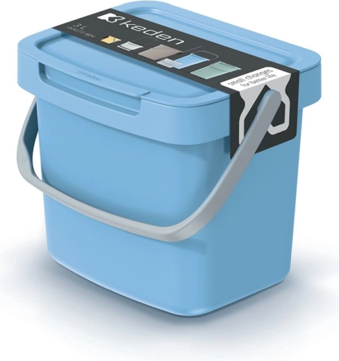 Affaldsspand 3 l lyseblå SYSTEMA Q COLLECT