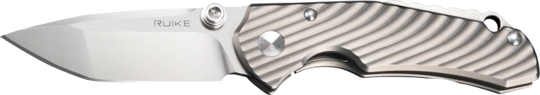 Ruike M671-TZ lommekniv 7 cm, titan, grå