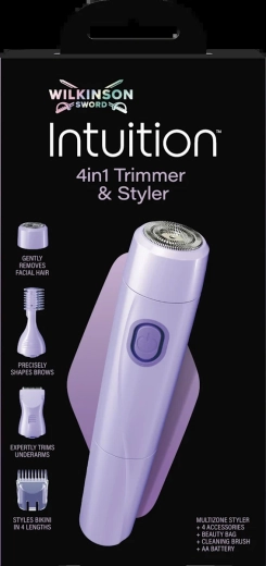 Wilkinson Sword Intuition trimmer og styler 4-i-1 multifunktionel trimmer og barbermaskine