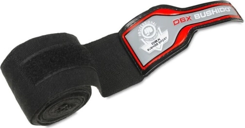 Boksebandager DBX BUSHIDO Pro – sorte, 4 m