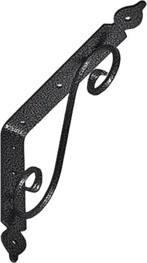 Konsolbærer til hylder 240 × 190 mm, sort