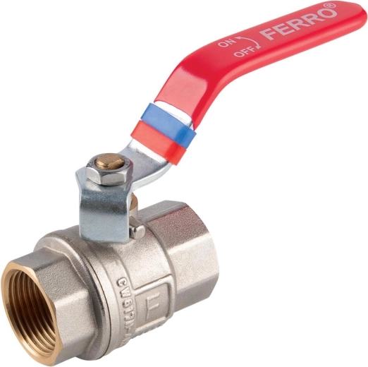 Fuldstrøms kuglehane med håndtag 3/4″ MM