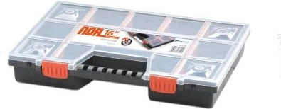 Organizer med rum 390 × 290 × 65 mm