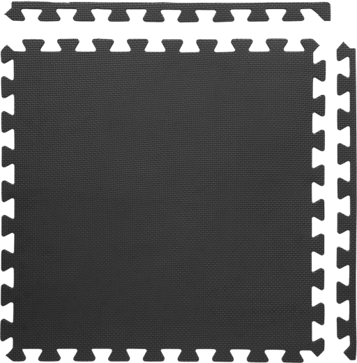 Beskyttende puslespilsmåtte ONE Fitness MP10 af EVA-skum, 122 × 122 cm, 10 mm