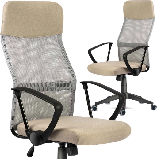 Sofotel Sydney kontorstol i beige mikromesh