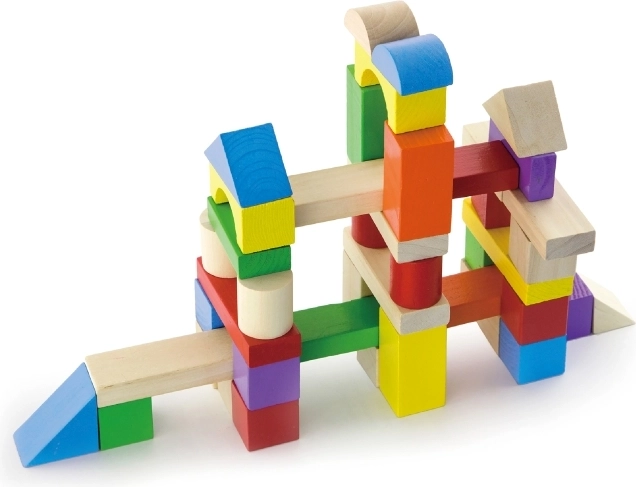 Træklodser til byggeri – 100 dele i spand