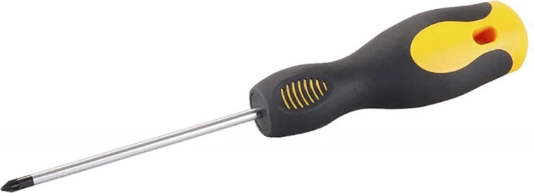 Phillips-skruetrækker PH0 × 75 mm med magnetisk spids