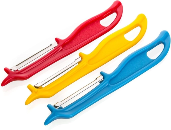 Køkkenskræller 13,5 cm APETIT – mix af farver