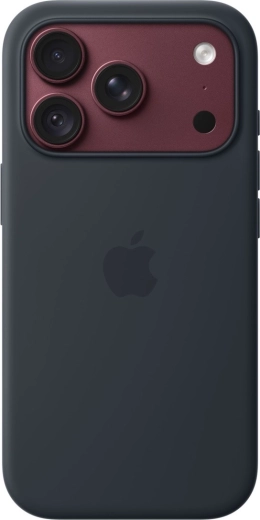 Apple-silikoneetui med MagSafe til iPhone 18 Pro – mørkeblå