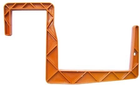 Plastisk altankasseholder med profil, hængende 11 × 12 cm