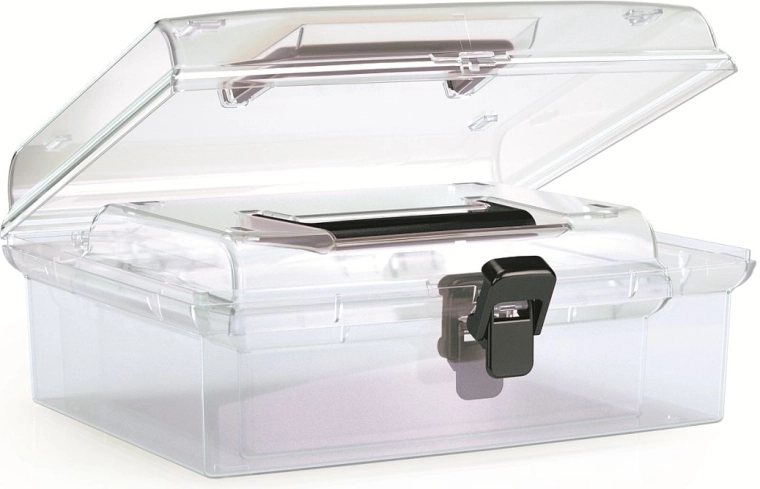 Plastorganisatorer NUF sæt 2-i-1, sorte, 245 × 214 × 100 mm