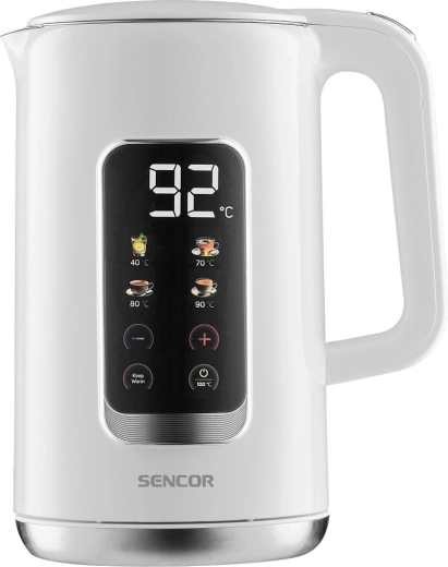 Sencor elkedel med temperaturindstilling