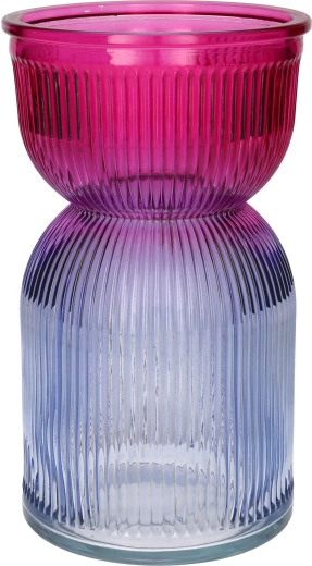 Vase Same Duo rosa–lilla 12 × 21 cm