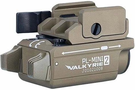 Taktisk pistollys Olight PL-Mini 2 Valkyrie, 600 lm, sandfarvet