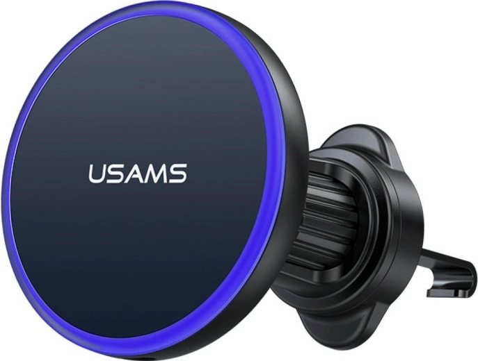Magnetisk bilholder til ventilationsgitter med trådløs opladning USAMS