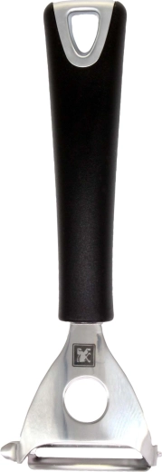 Skræller til grøntsager med sort håndtag