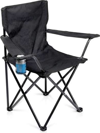 Sammenklappelig turiststol med etui